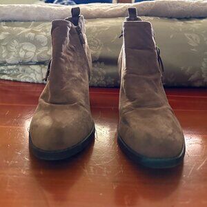 Light Brown Bongo Heeled Boots